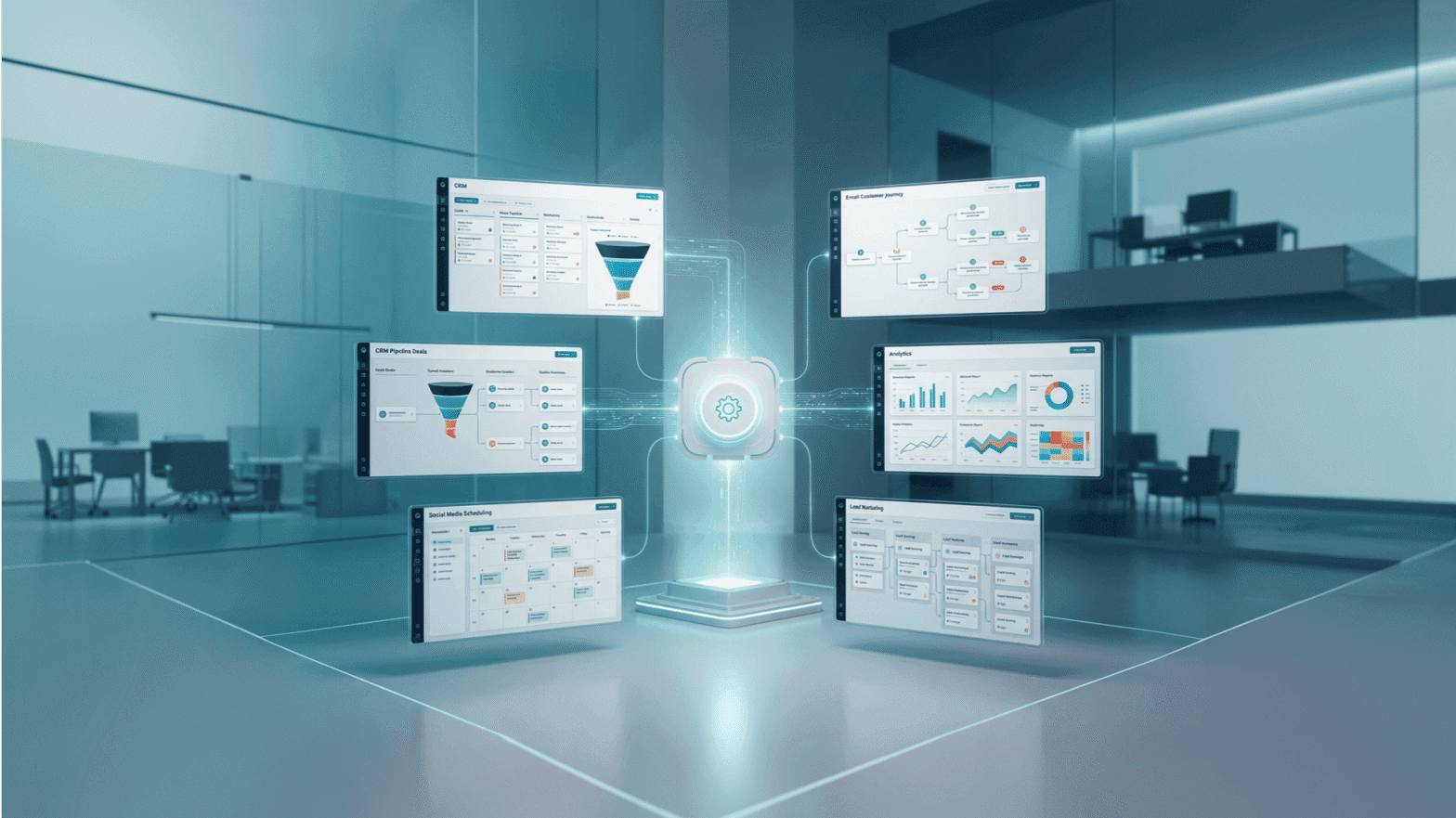 marketing automation workflow dashboard