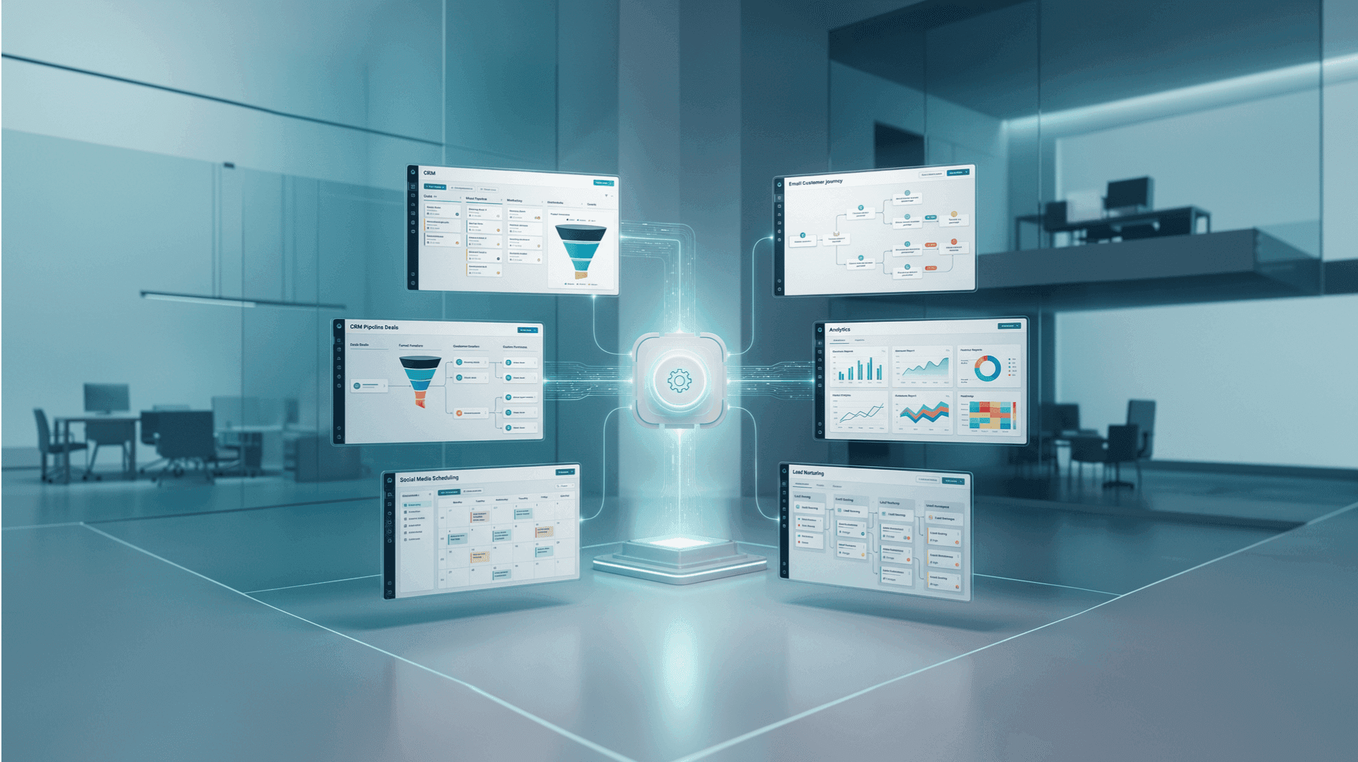 marketing automation workflow dashboard